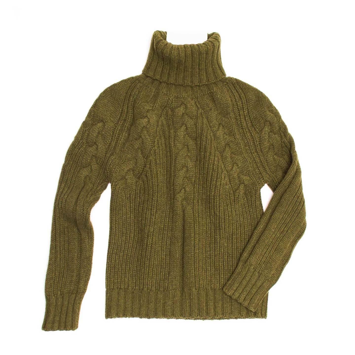 Proenza Schouler Musk Green Cashmere Sweater
