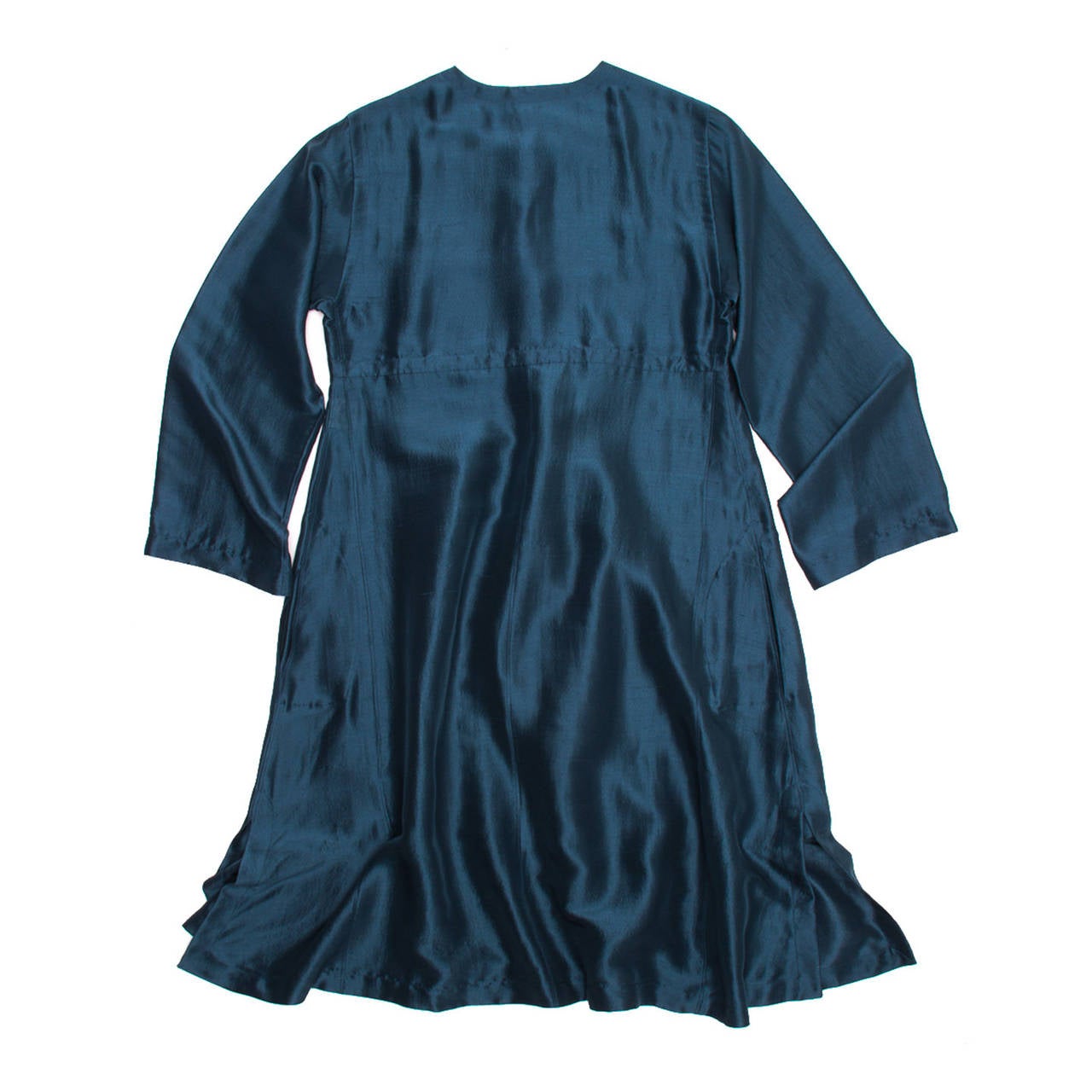 Hermes Silk Teal Tunic Dress For Sale at 1stDibs hermes kaftan