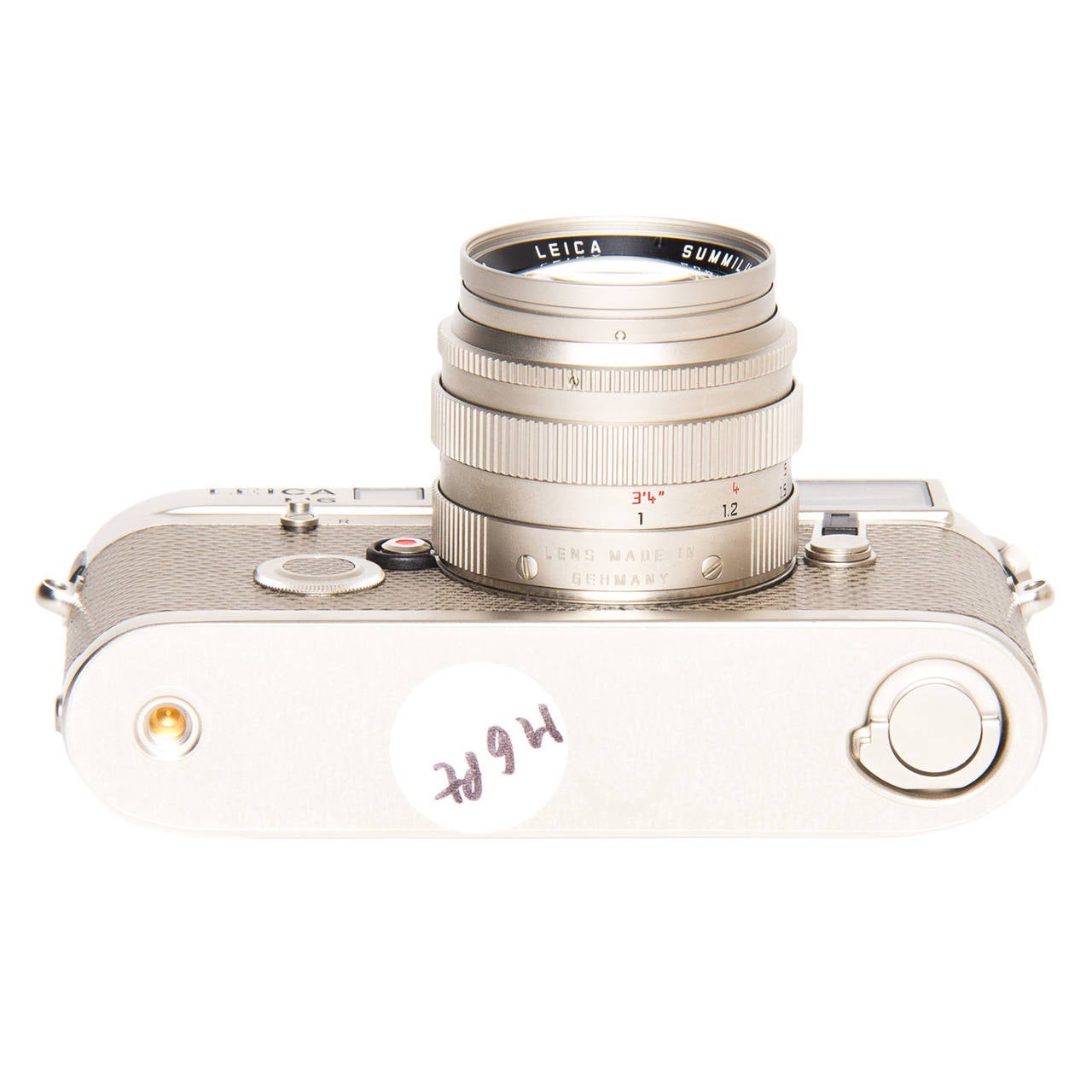 Leica Camera Platinum & Karung Skin - Special Edition M6 T In Excellent Condition In Brooklyn, NY