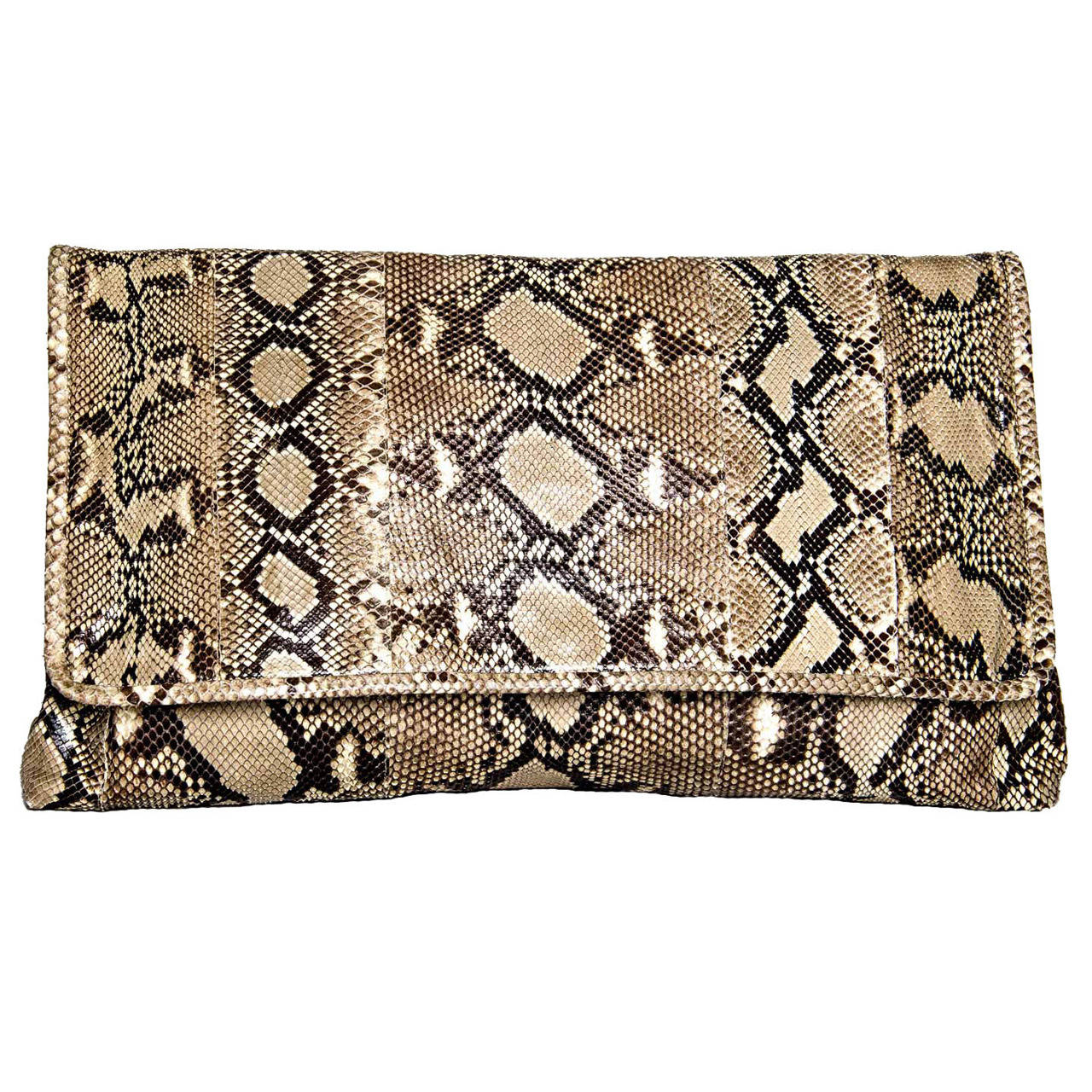 Prada Bag Python Large Clutch For Sale