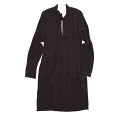 The Row Grey Drop Waist Dress
