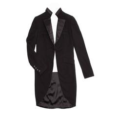 Chanel Black Tuxedo Jacket With Tails