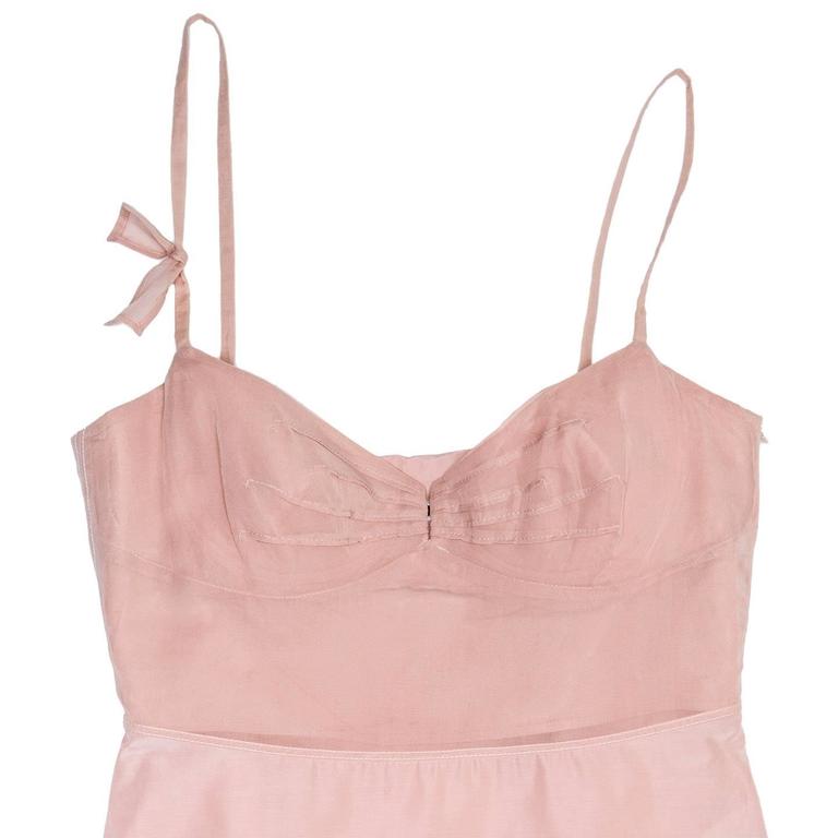 Jil Sander Pink Bustier Pleated Dress For Sale at 1stDibs | jil sander ...