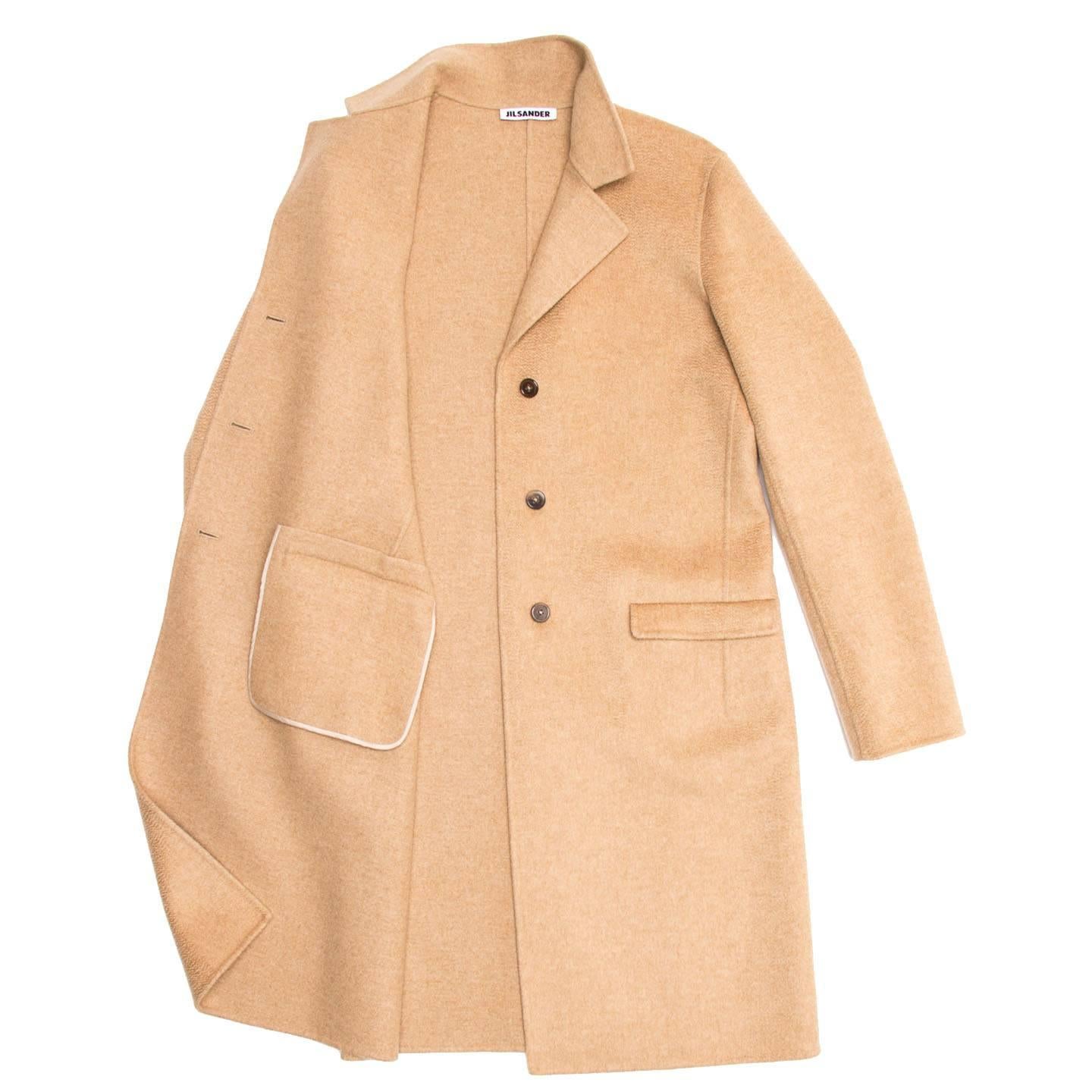 jil sander cashmere coat