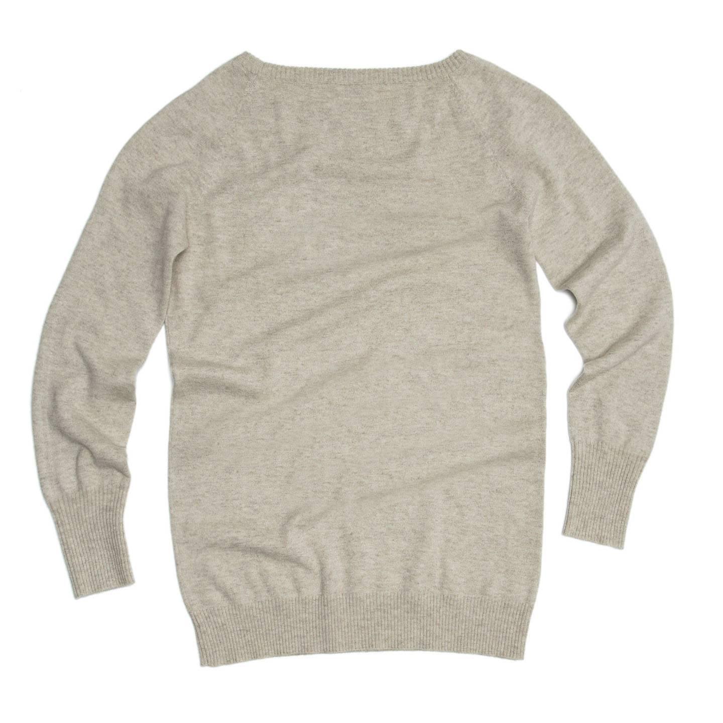 Beige Brunello Cucinelli  Grey Cashmere Long Sweater For Sale