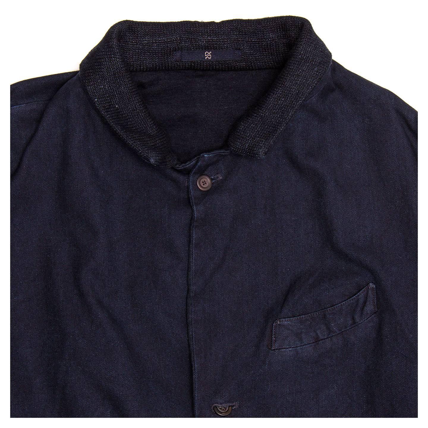 45rpm Navy Cotton Reversible Jacket For Man For Sale 1