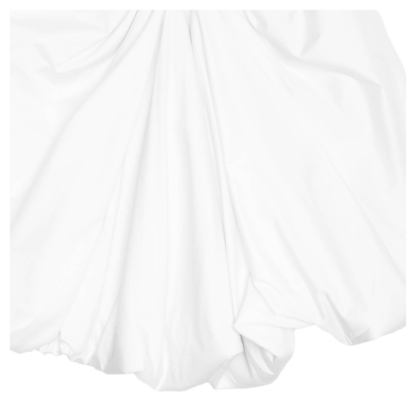 Women's Proenza Schouler White Cotton Sleeveless Shirt Dress For Sale