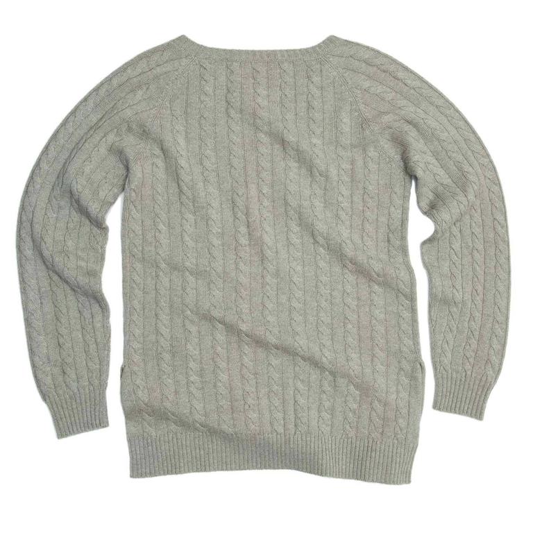 Brunello Cucinelli Grey Green Cashmere Sweater For Sale at 1stDibs