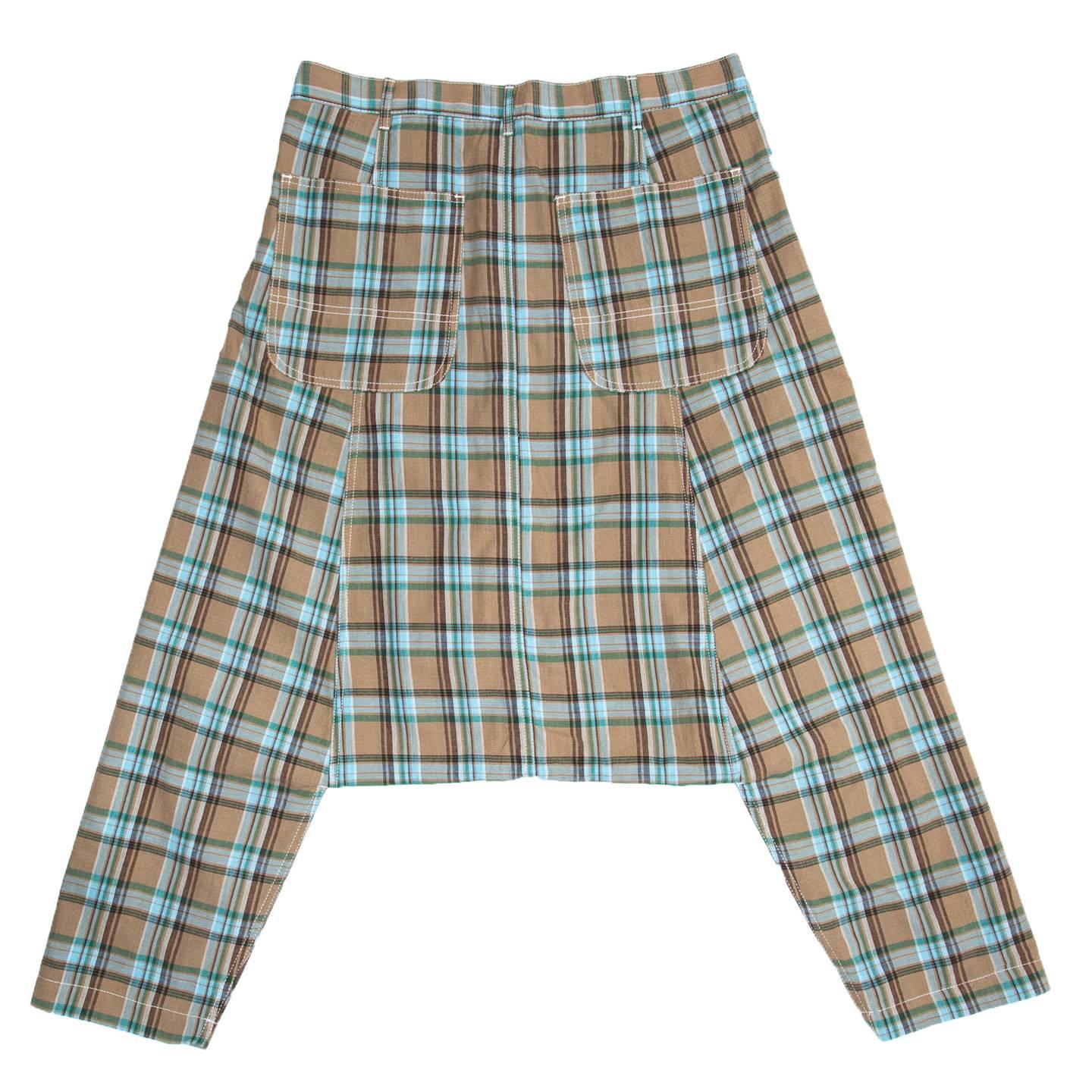 Gray Comme des Garçons Multicolor Harem Pants For Man For Sale