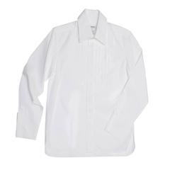 Chanel White Shirt With Bib Made for Men but Worn by Women