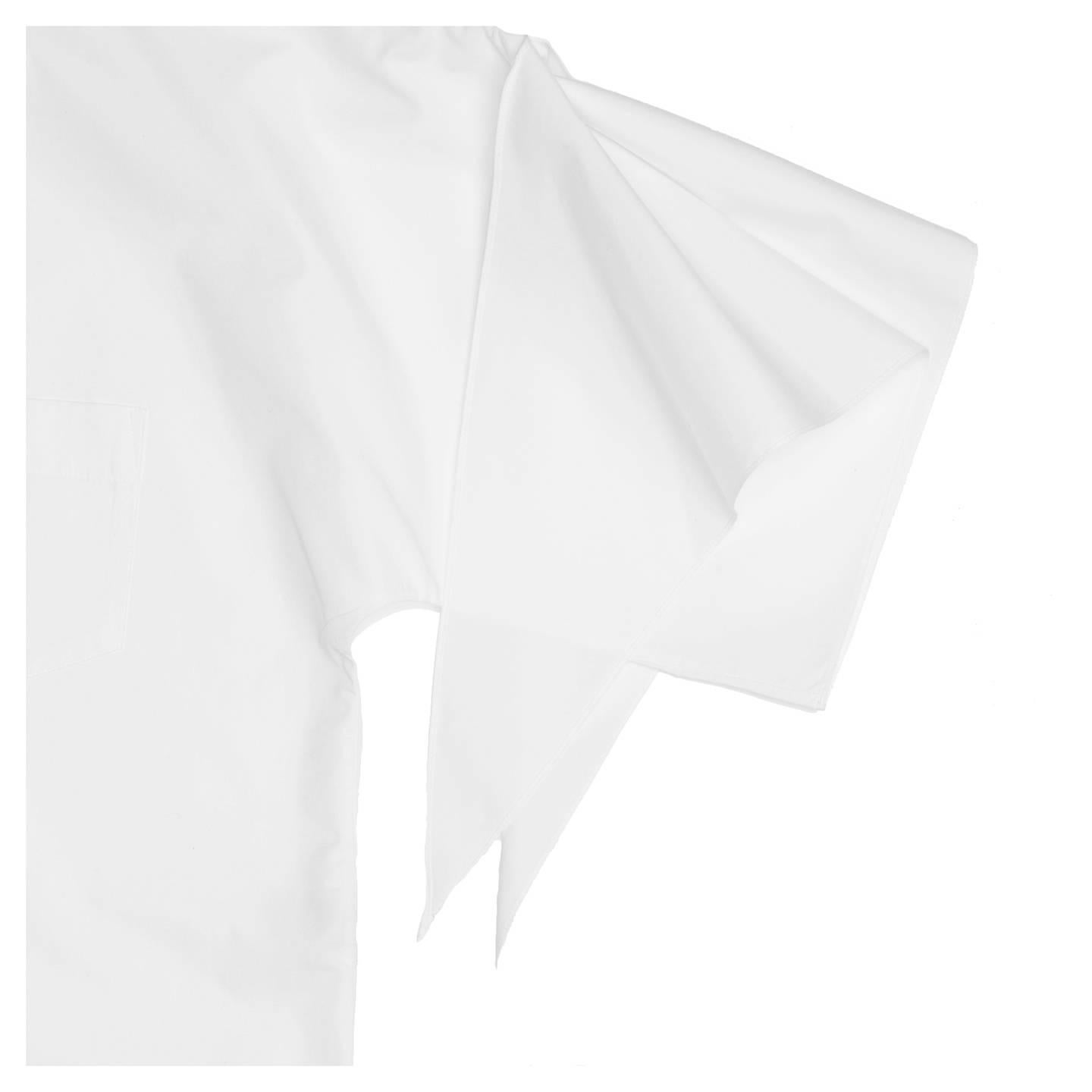 Women's Hermès White Kimono Sleeved Shirt For Sale