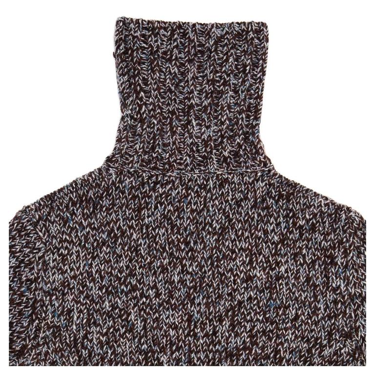 Hermès Brown Multicolor Cashmere Sweater For Sale at 1stdibs