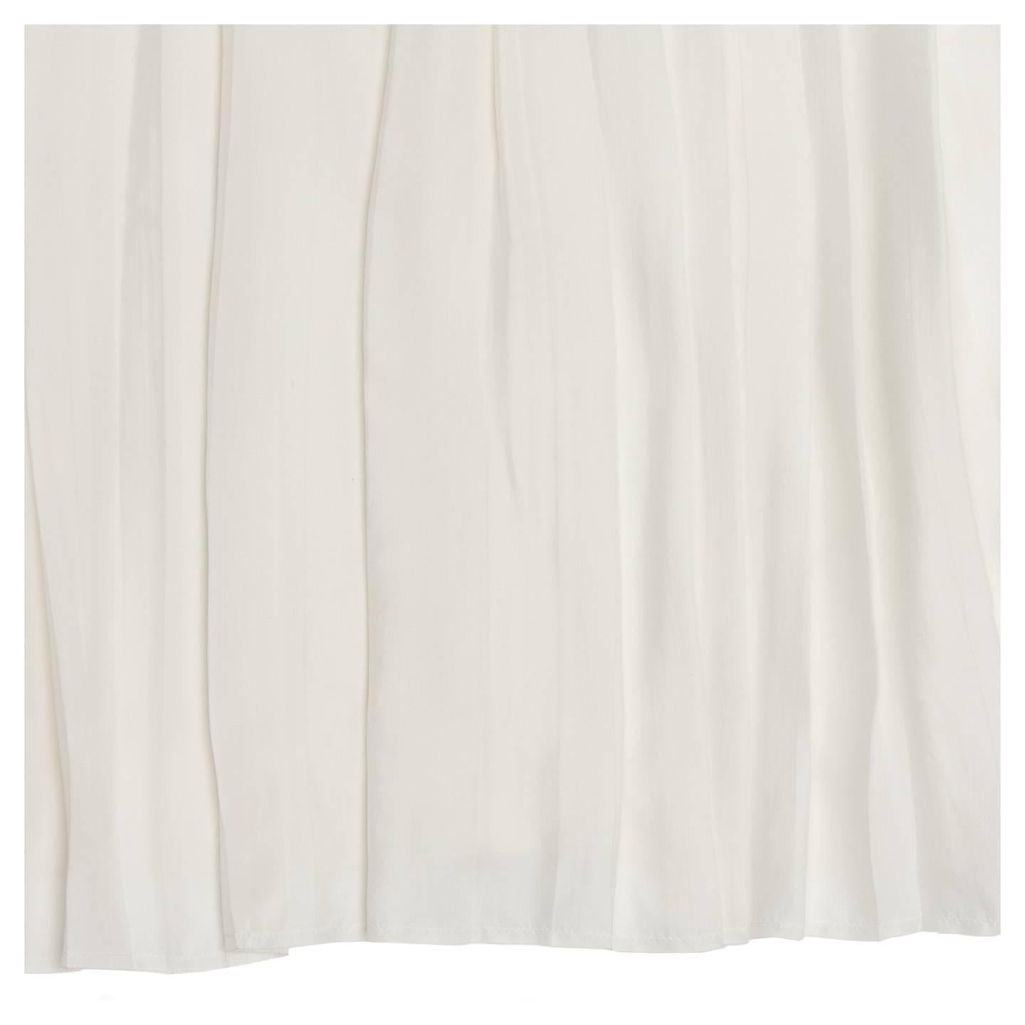 Women's Lanvin Ivory Silk Shirt For Sale