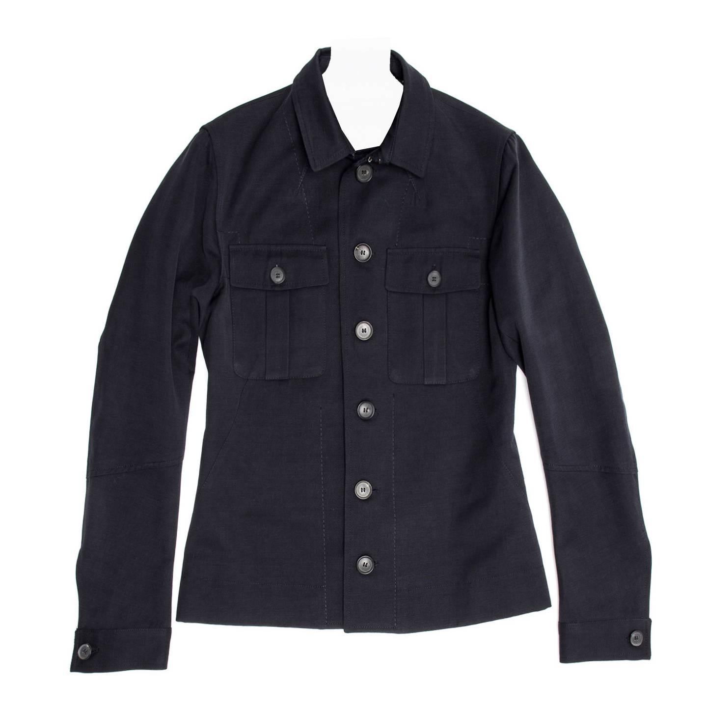 Kinder Fashion Design Navy Cotton Casual Jacket For Sale