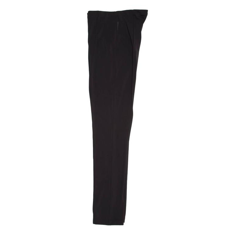 Jil Sander Black Stretch Trousers For Sale at 1stDibs
