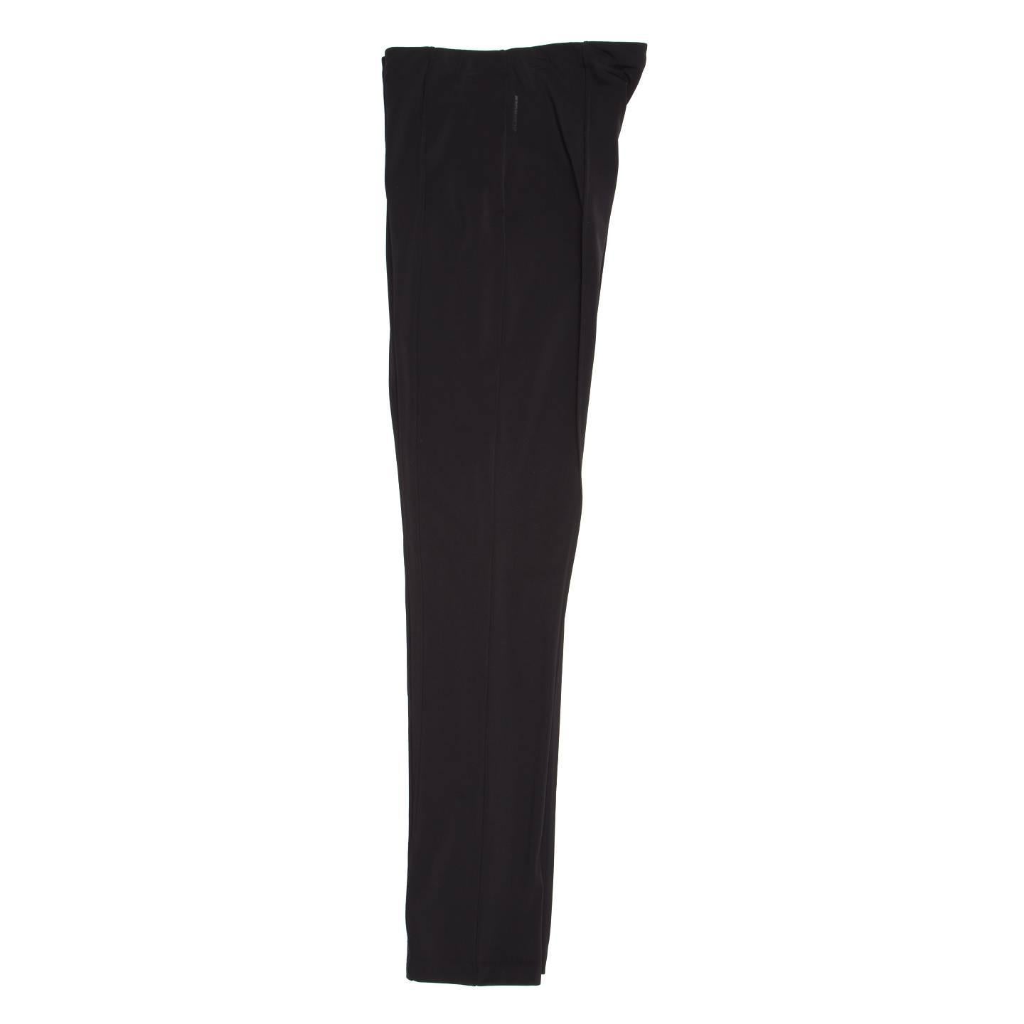 Women's Jil Sander Black Stretch Trousers For Sale