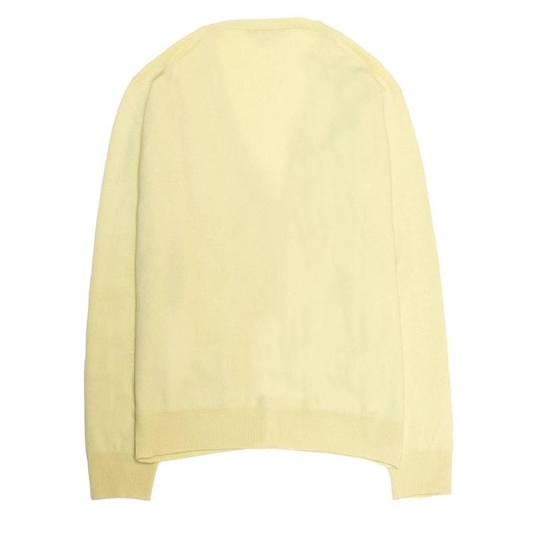 Marc Jacobs Yellow Cashmere Cardigan For Sale at 1stDibs | marc jacobs ...