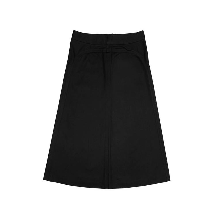 Marc Jacobs Black Thick Cotton Skirt For Sale at 1stDibs
