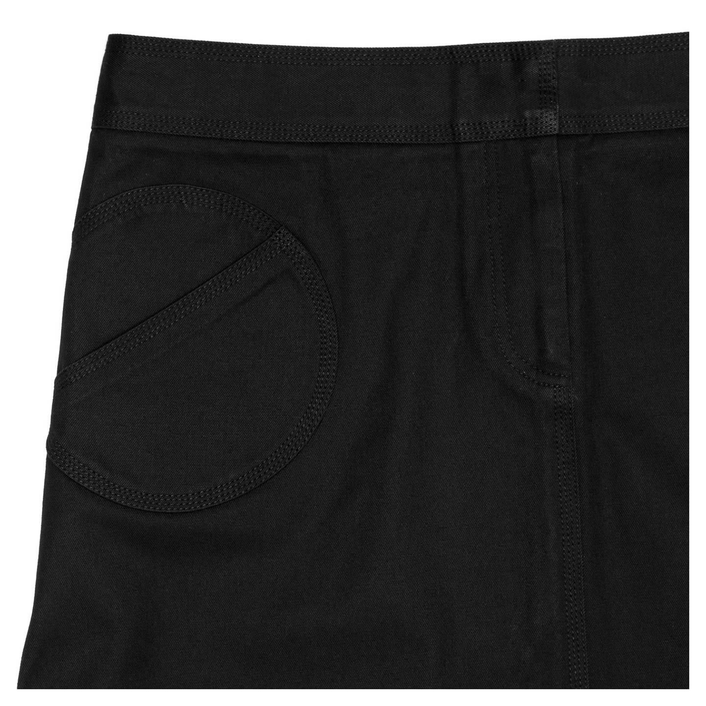 Women's Marc Jacobs Black Thick Cotton Skirt For Sale