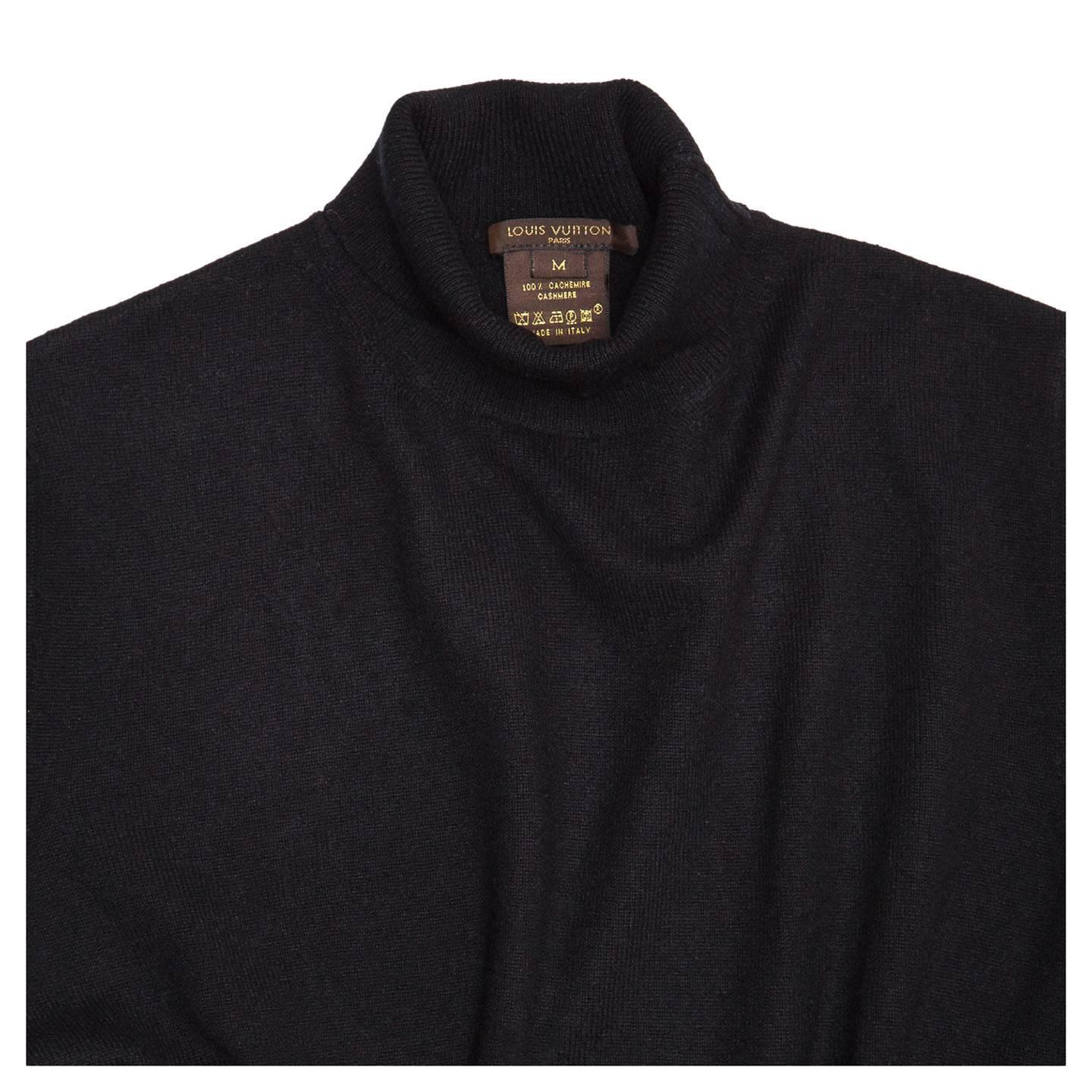 Women's Louis Vuitton Black Cashmere Sweater For Sale