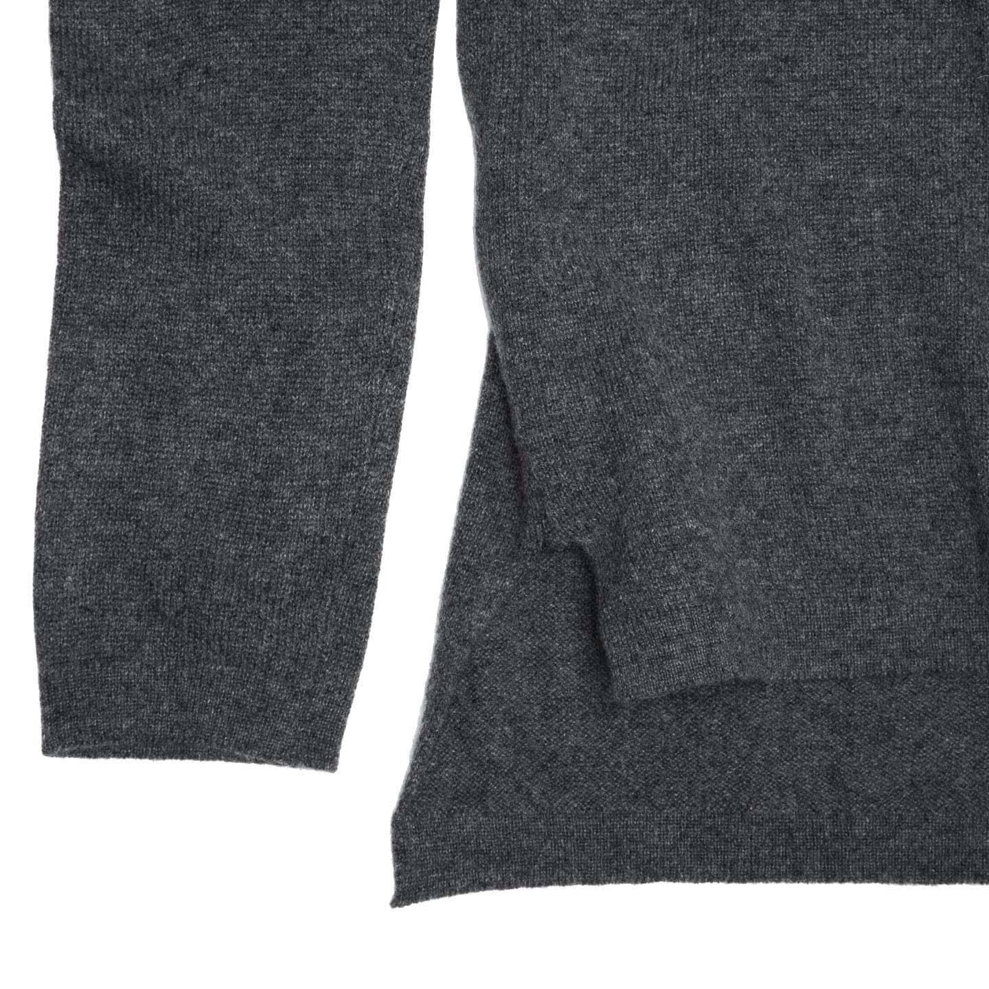 dark grey cashmere sweater