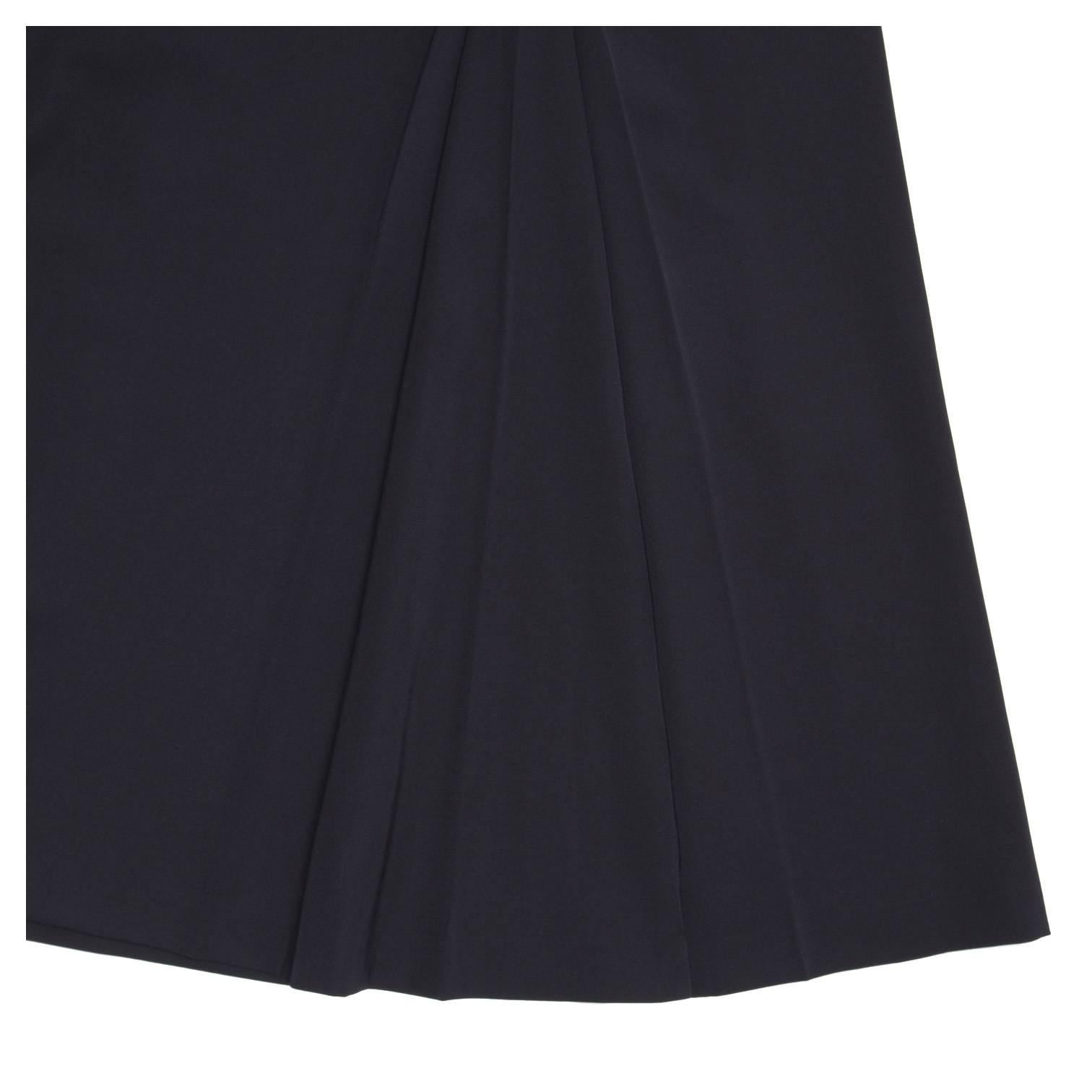 Prada Midnight Blue Wool Skirt For Sale 1