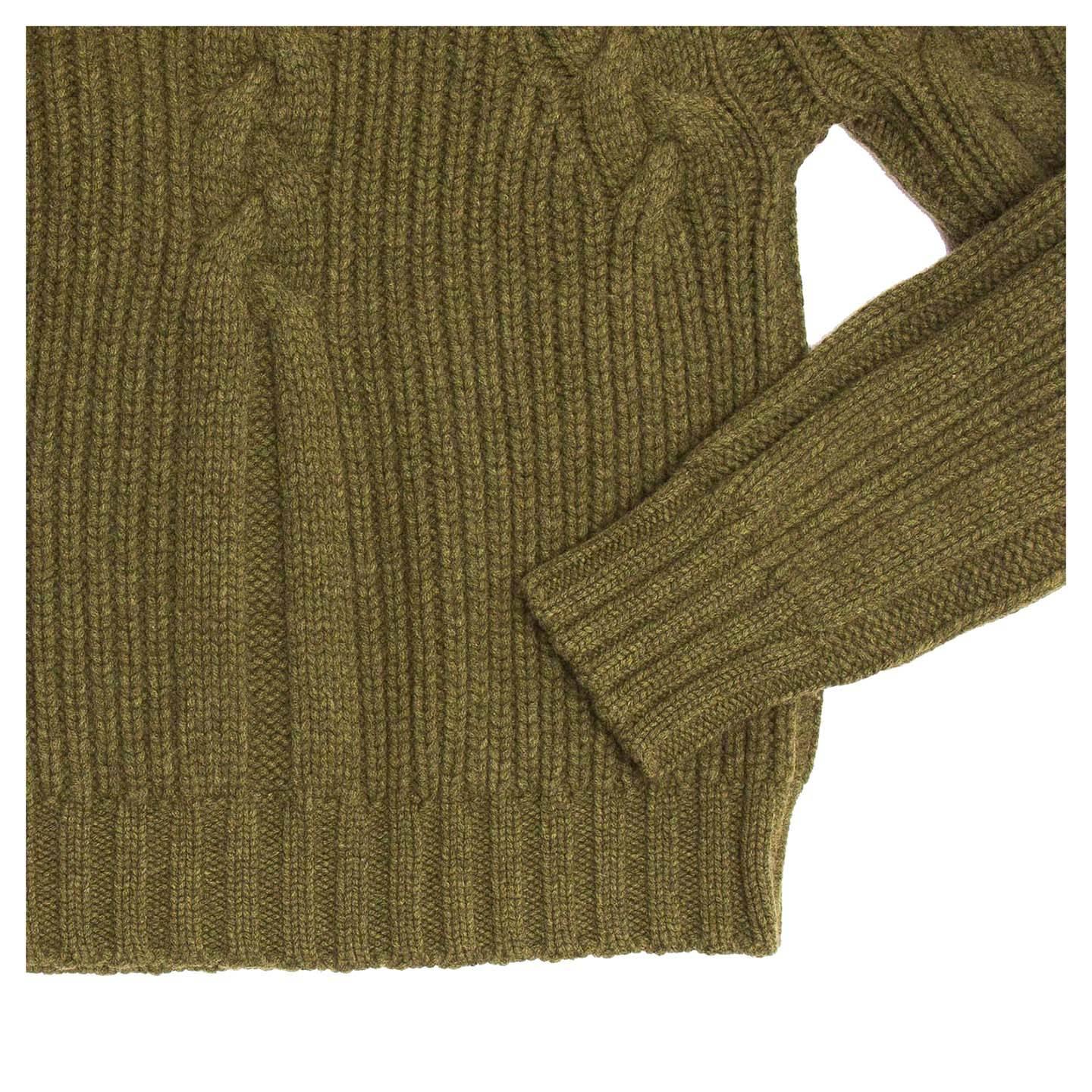 Proenza Schouler Musk Green Cashmere Sweater In Excellent Condition In Brooklyn, NY