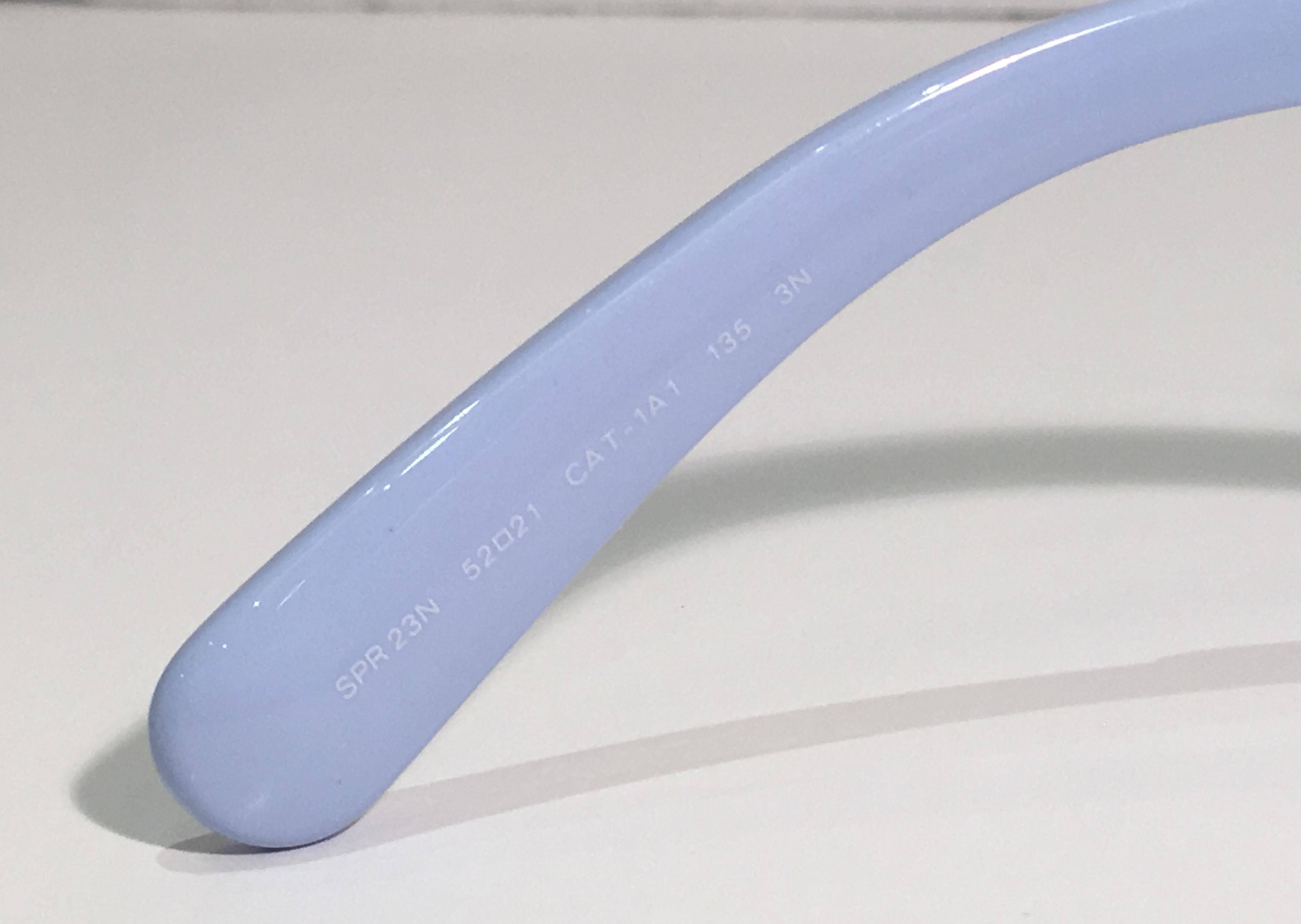 Very Unique Prada Italy Minimal Baroque Swirl Sunglasses in Stunning Periwinkle 1