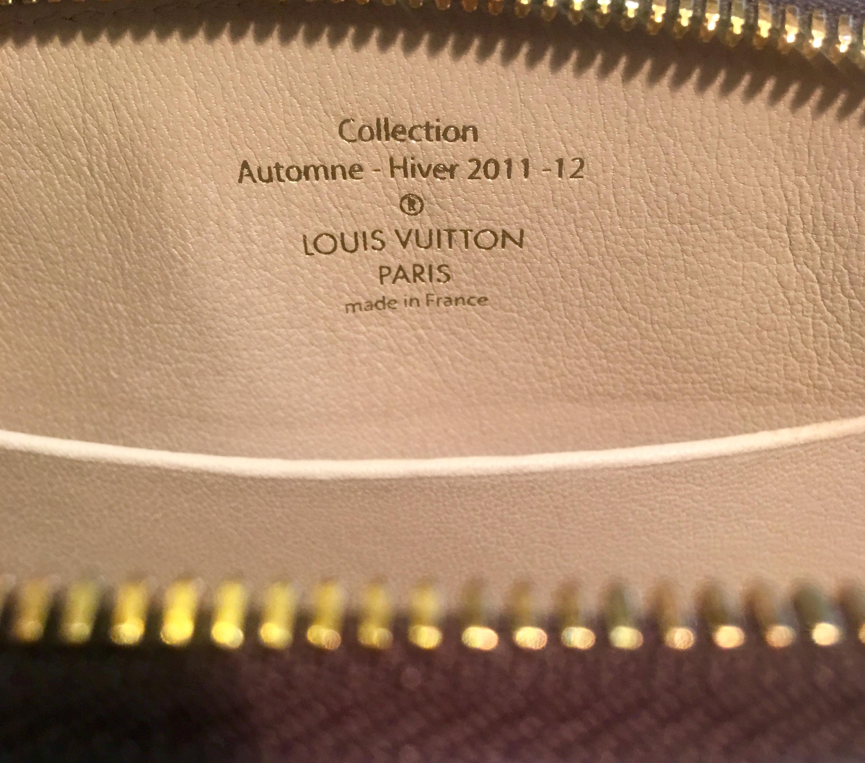 Women's Louis Vuitton Monogram Fetish Collection Runway 2011-12 Clutch Purse Handbag