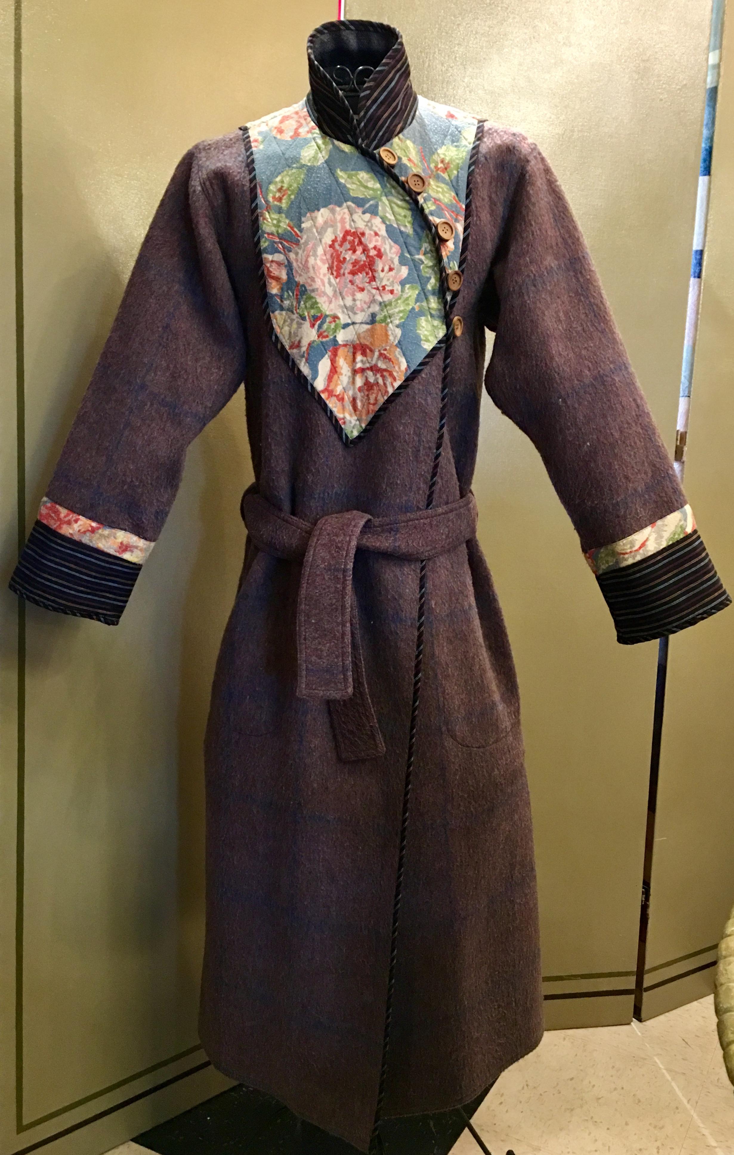 Vintage 1970s Kenzo JAP women’s long coat is a 