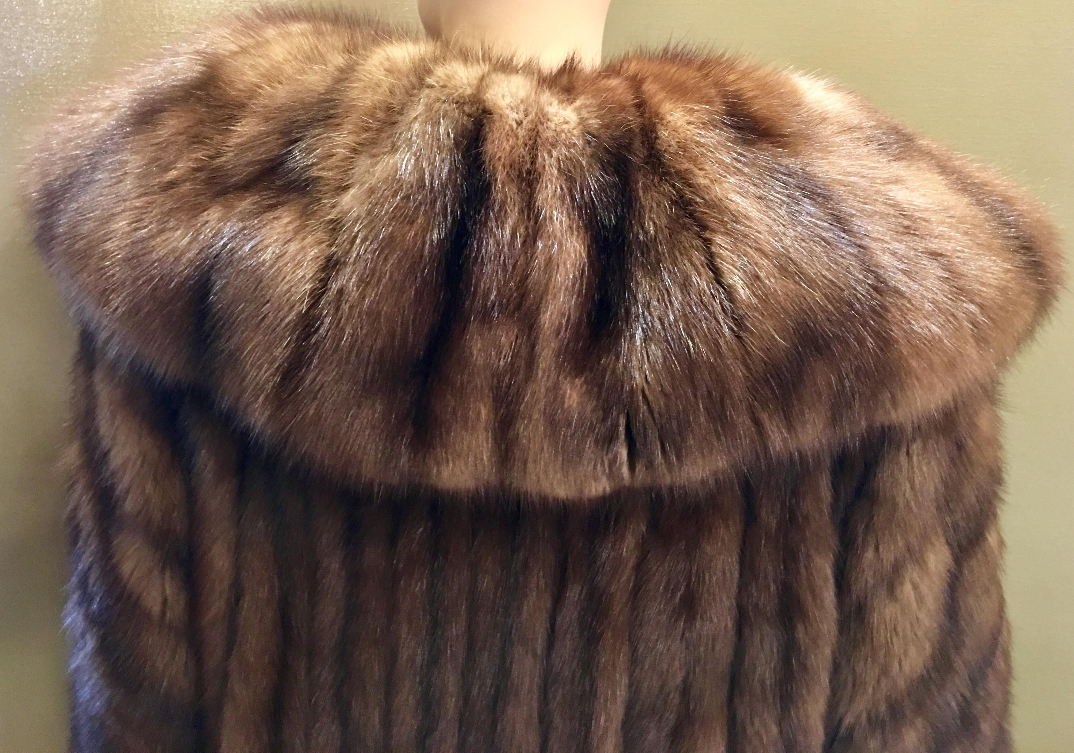 Le meilleur manteau russe en fourrure de zibeline impériale Barguzin du monde - digne de la royauté 3
