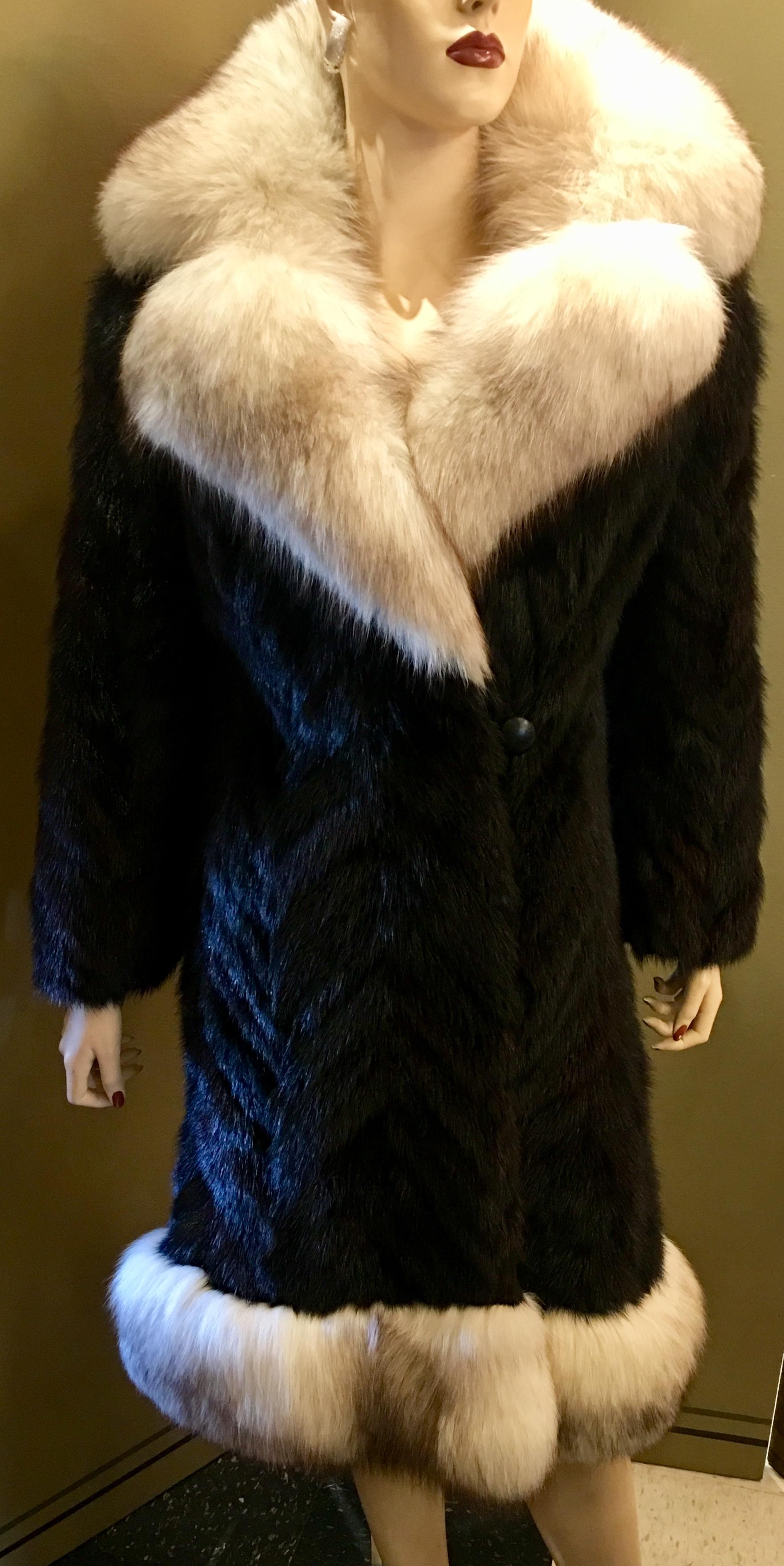 oleg cassini fur coat