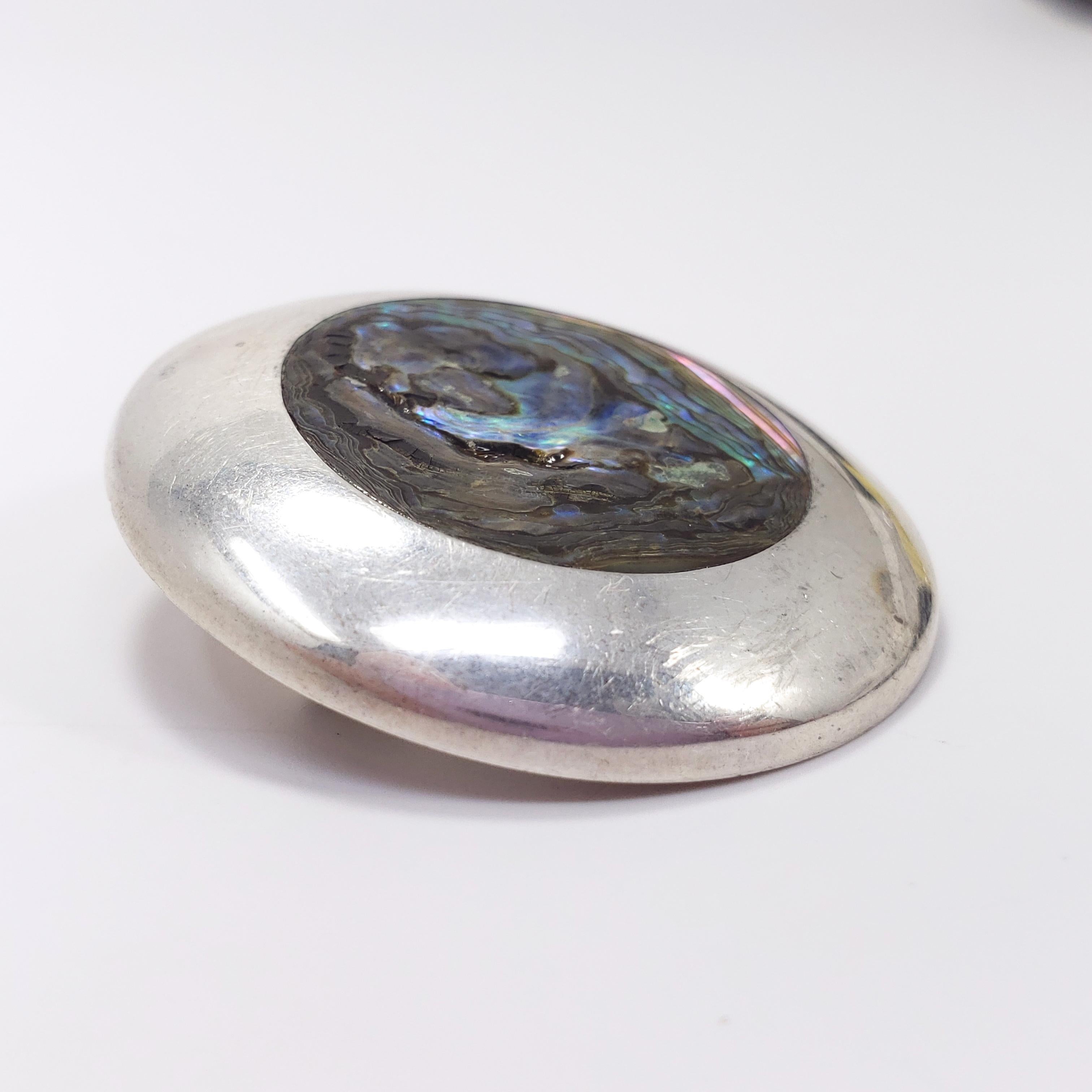 abalone brooch