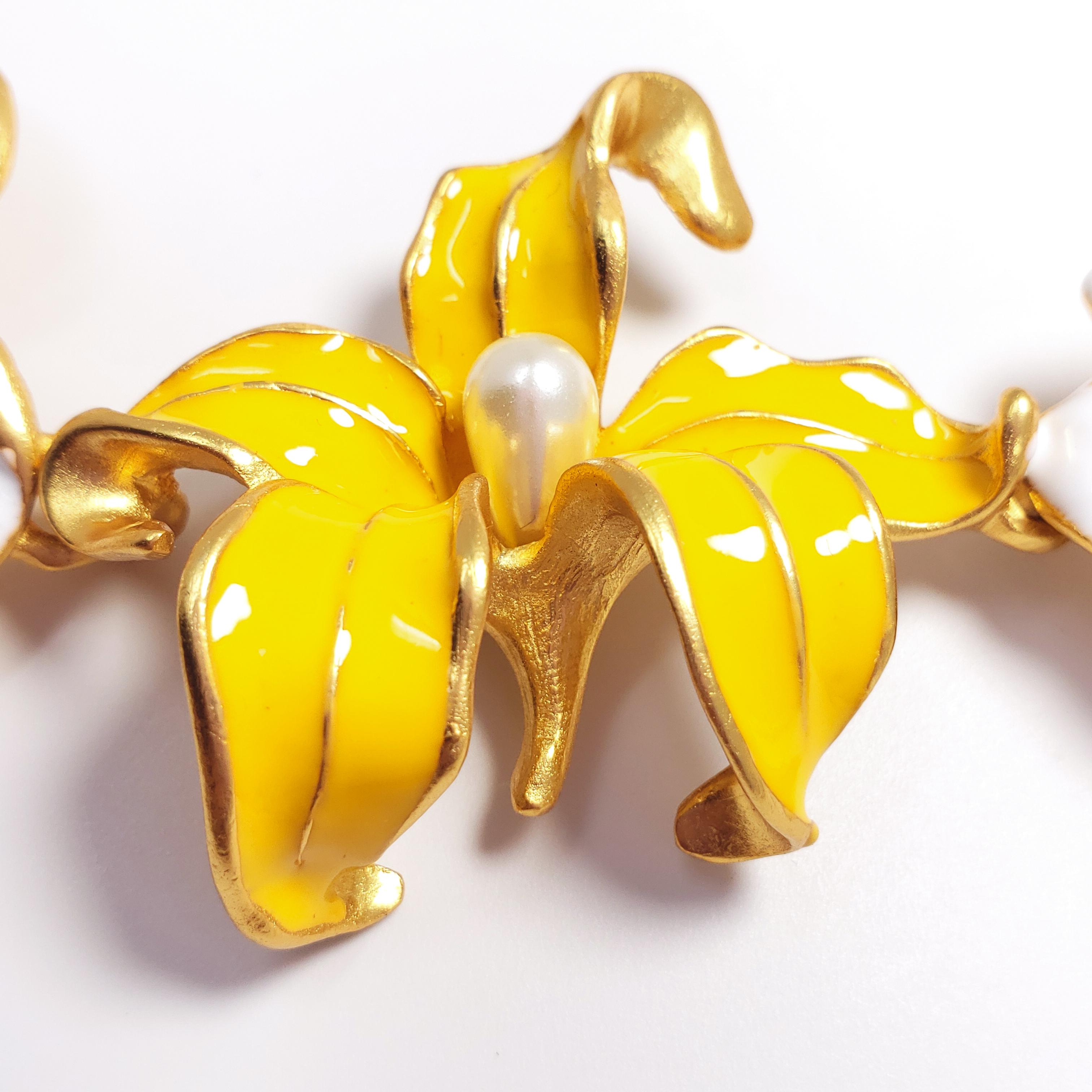 kenneth jay lane flower earrings