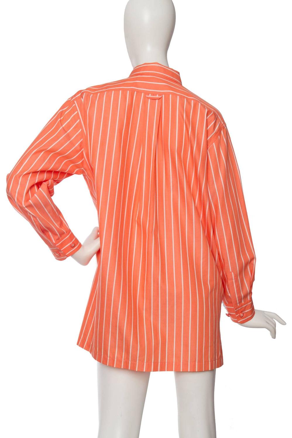 1980s Chanel Striped Cotton Pajamas at 1stdibs