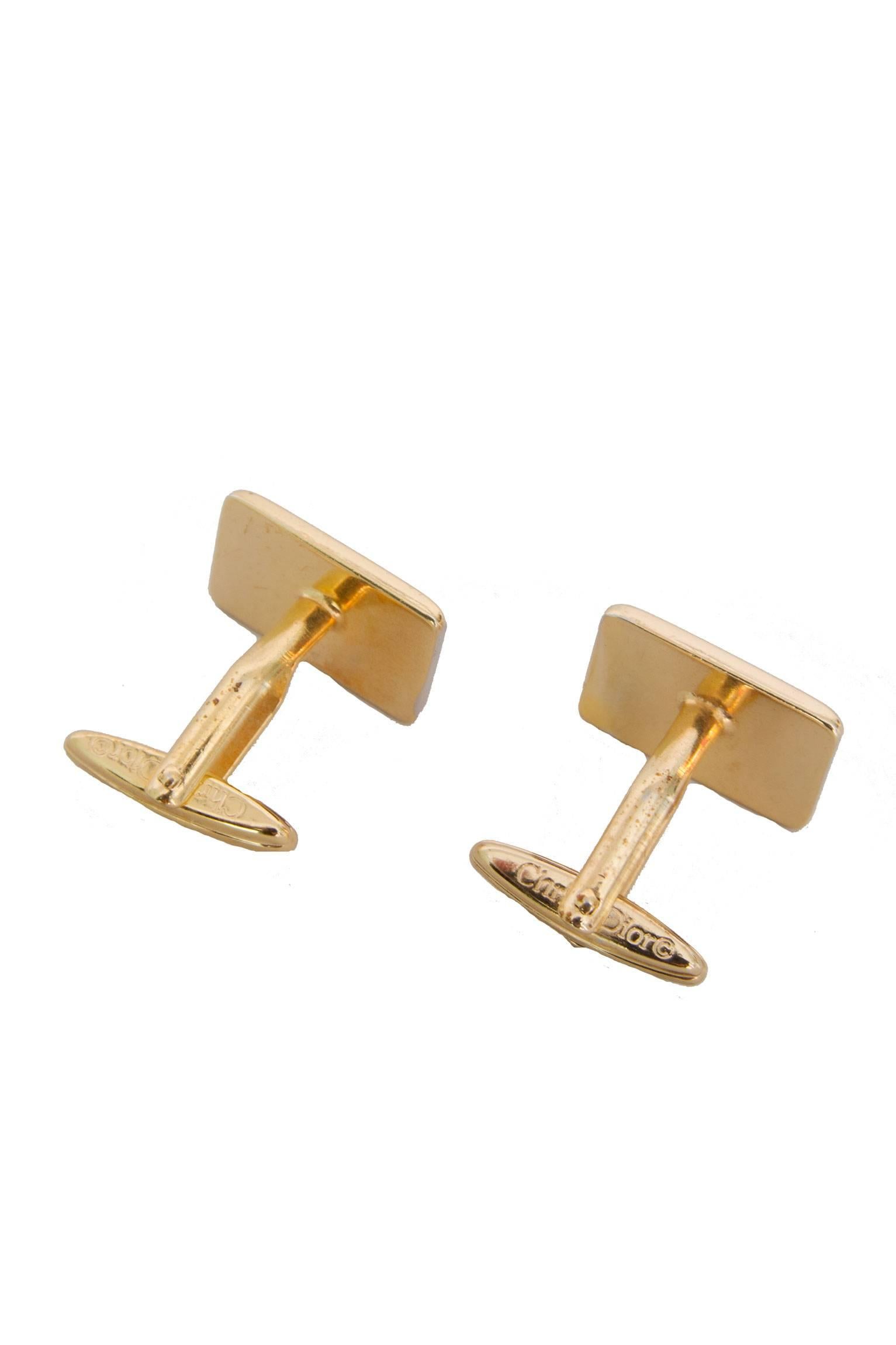 A Pair of 1960s Christian Dior Cufflinks  For Sale 1