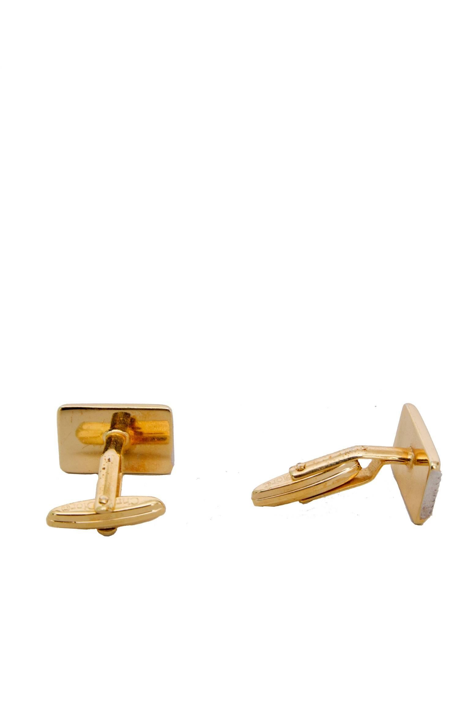 Men's A Pair of 1960s Christian Dior Cufflinks  For Sale