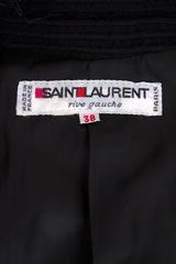 80s Yves Saint Laurent Rive Gauche Black Bolero Jacket