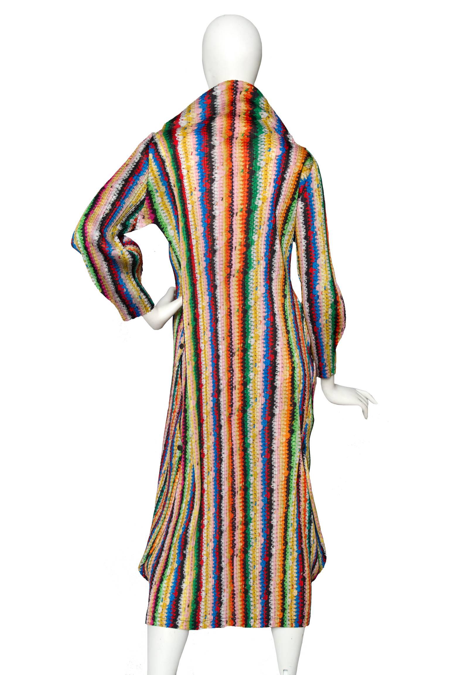 Pleats Please by Issey Miyake Tie Dye Dress In Excellent Condition In Copenhagen, DK
