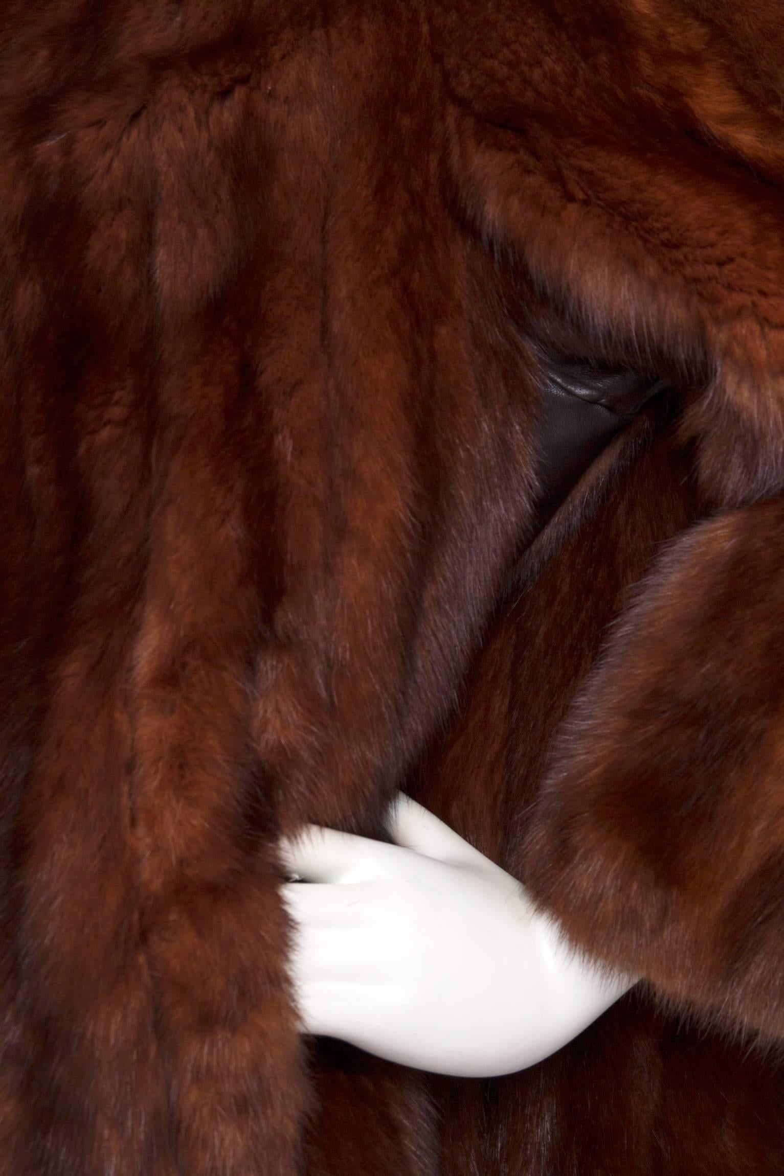 Stunning 80s Russian Sable Fur Coat  2
