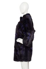 A 1980s Celine Dyed Mink Fur Coat