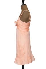 Delicate Baby Pink Chanel Silk Mini Dress