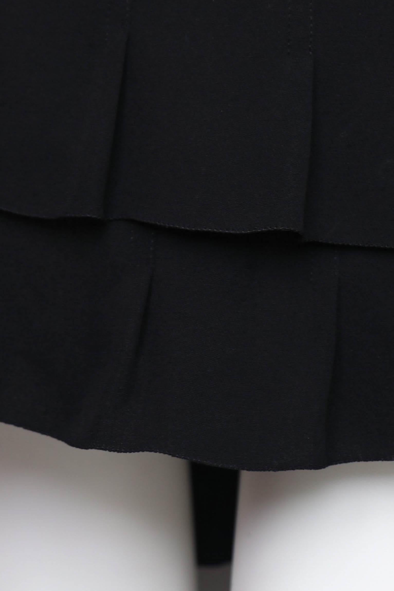 A vintage S/S 1981  Little Black Christian Dior Haute Couture Dress For Sale 3