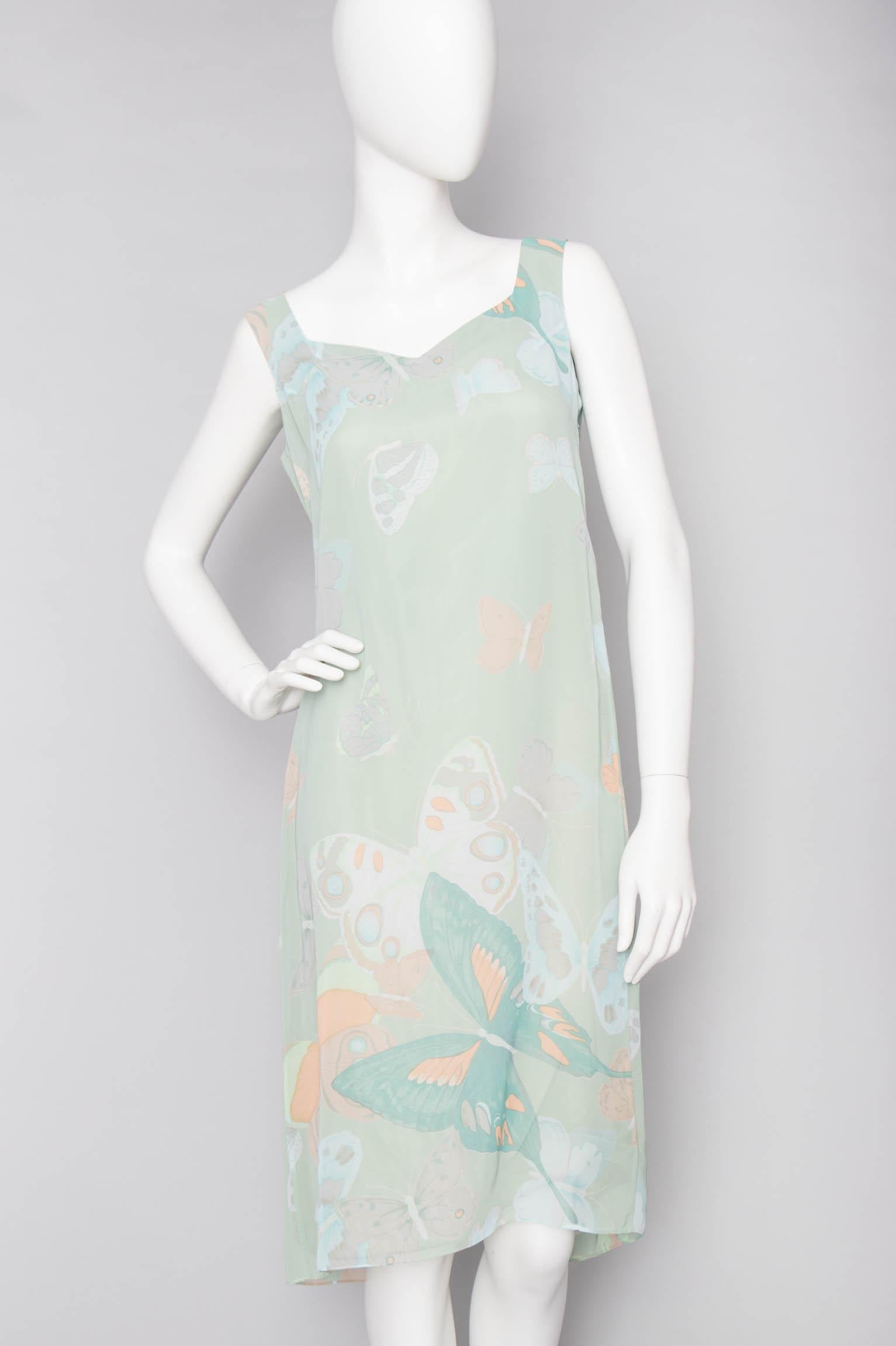 Hanae Mori Vintage Silk Chiffon Ensemble, 1970s  In Good Condition In Copenhagen, DK