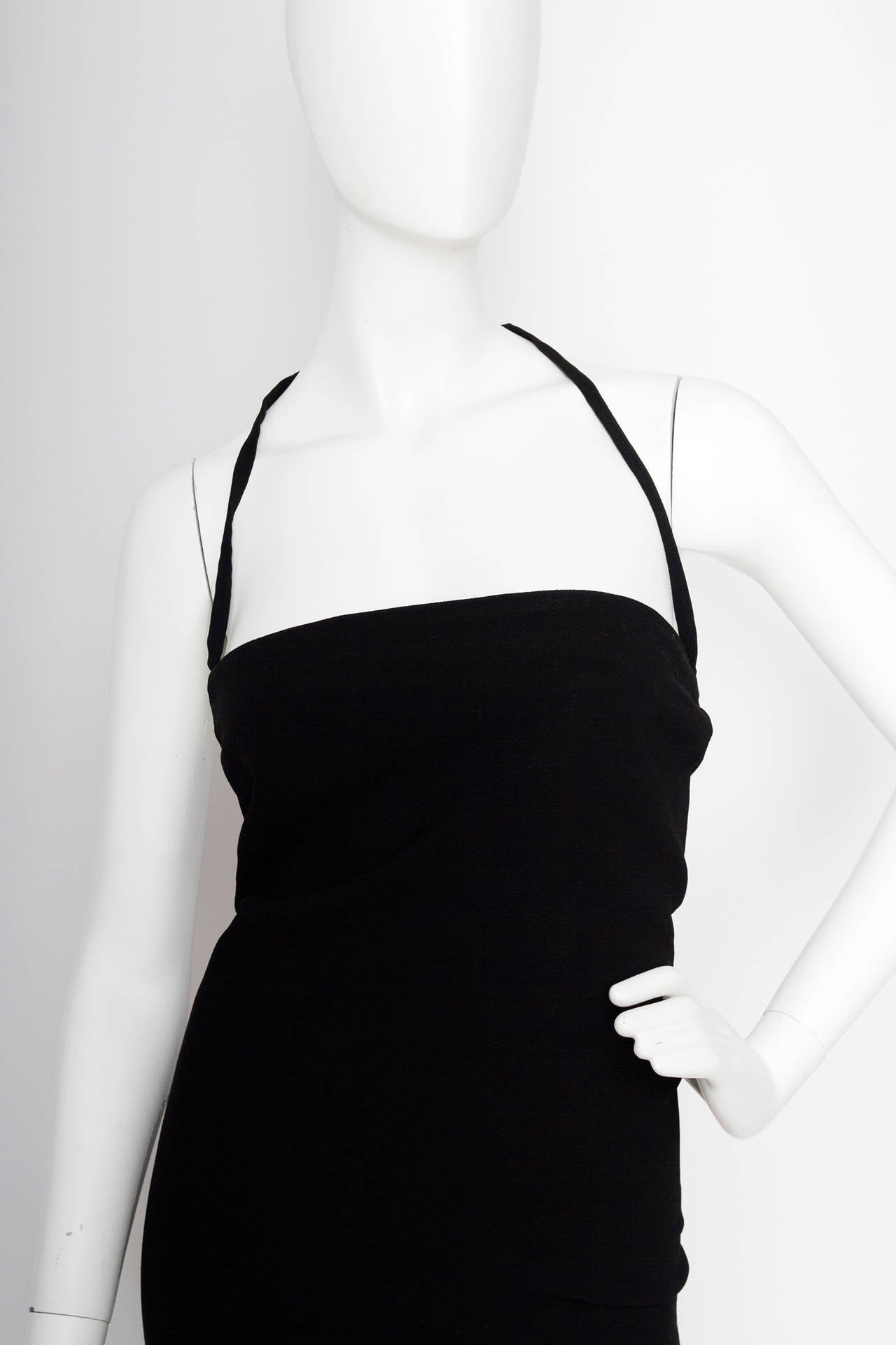 A Stunning 1990s Jean Paul Gaultier Black Dress For Sale 2
