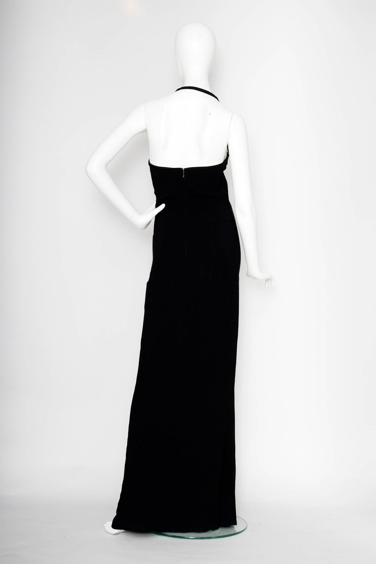 A Stunning 1990s Jean Paul Gaultier Black Dress For Sale 4