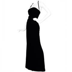 A Stunning 1990s Jean Paul Gaultier Black Dress