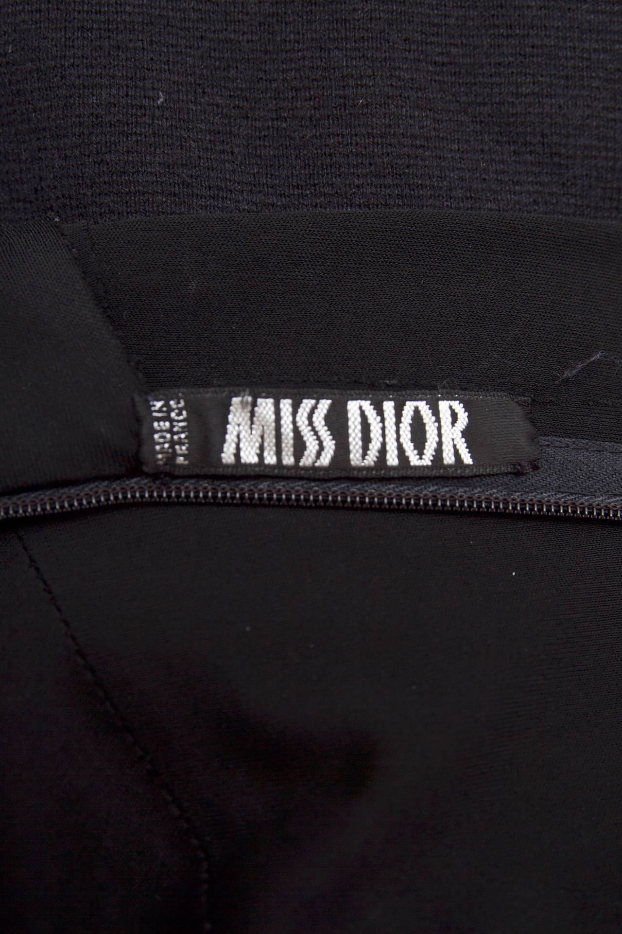 Women's 1960s Miss Dior Silk Jersey Evening Dress For Sale