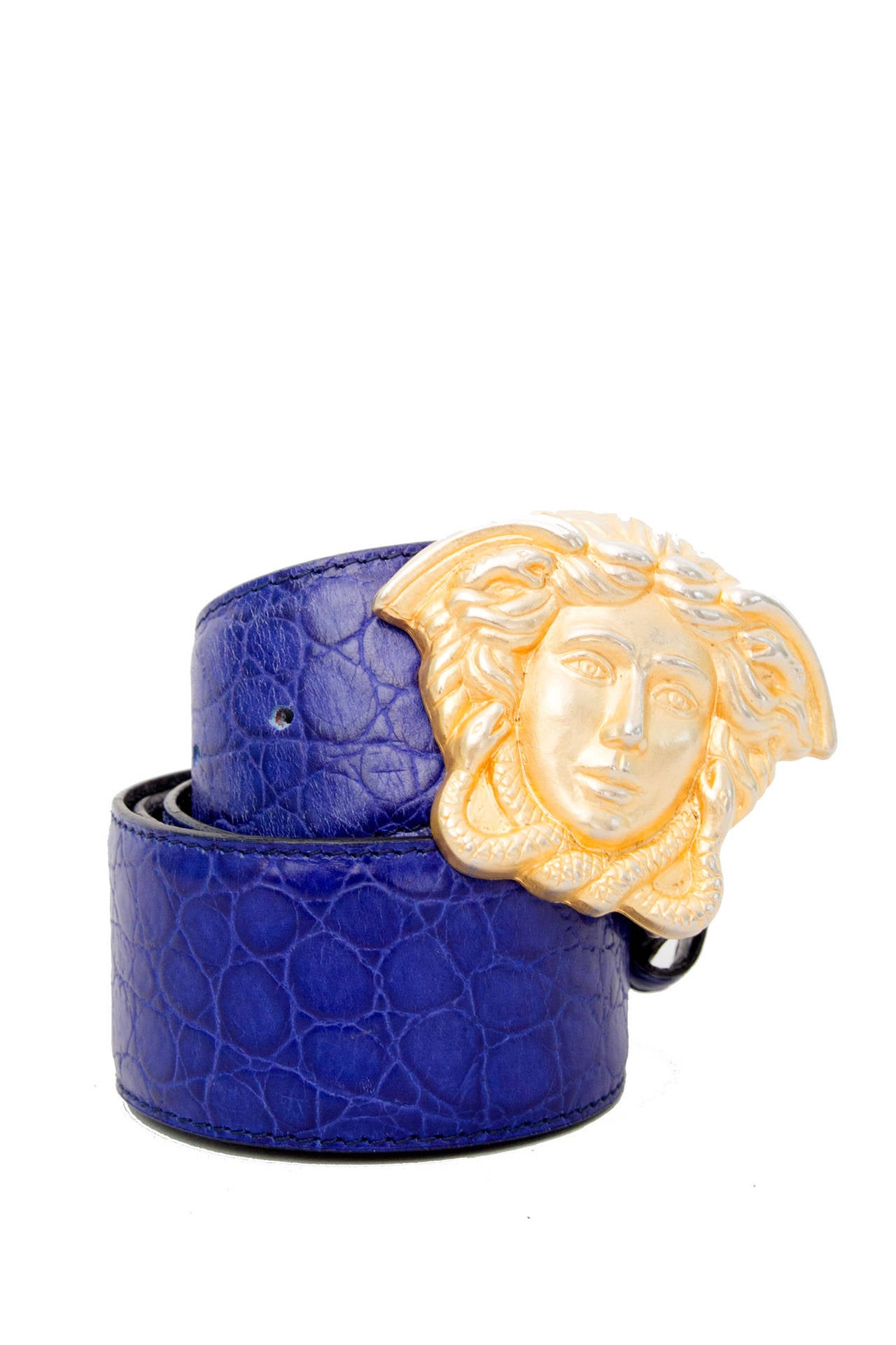 royal blue versace belt