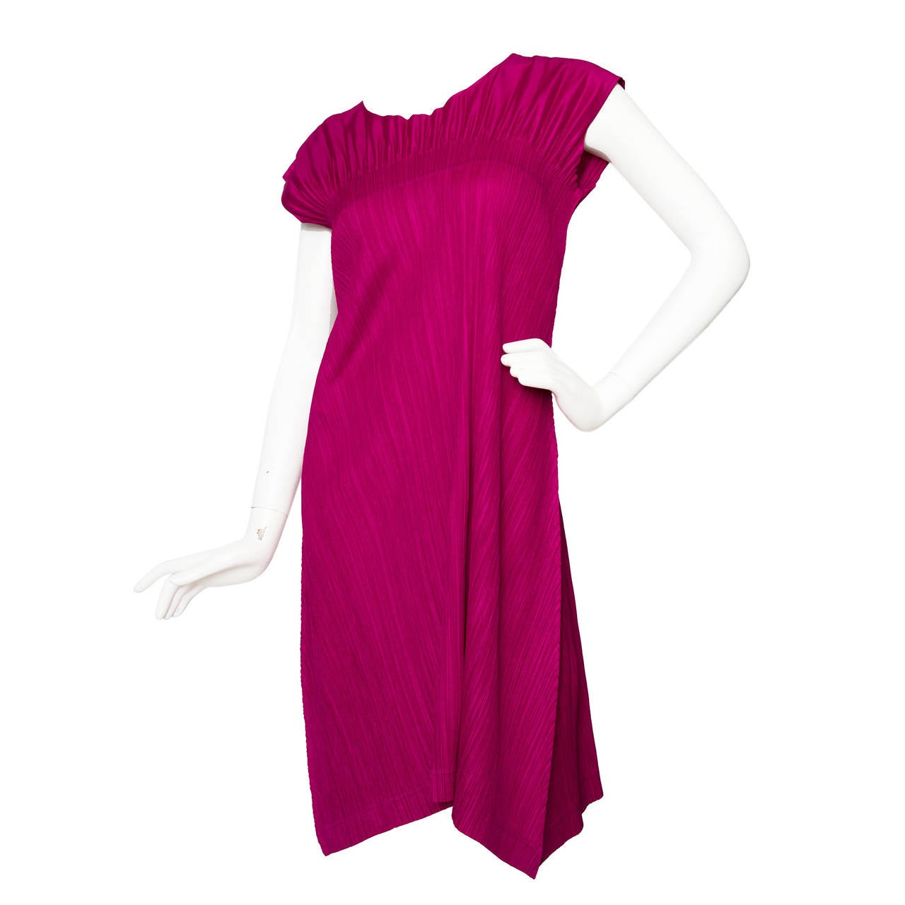 Fuchsia  Issey Miyake Pleats Please Dress